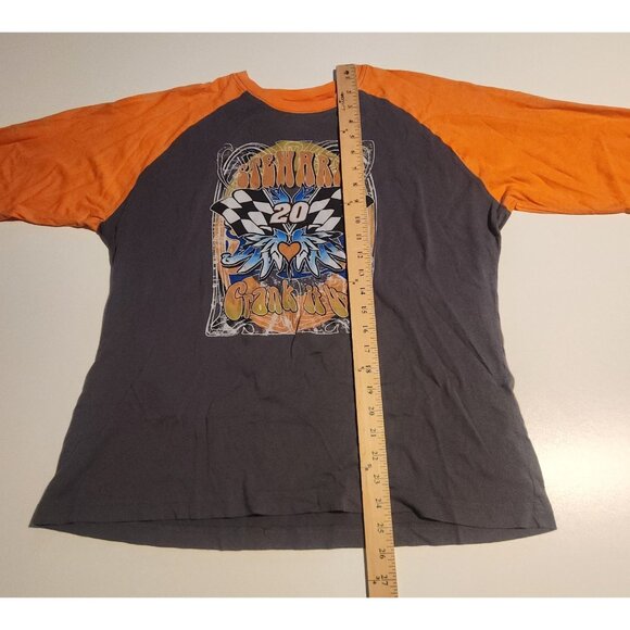 Tony Stewart T-Shirt # 20 Crank It‎ Up 3/4 Sleeve Chase Authentics Womens XL EUC - Picture 11 of 11
